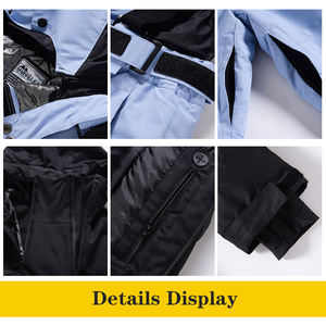 FLYSKI Chaqueta de esquí para mujer OEM impermeable personalizada para mujer Ropa deportiva de invierno al aire libre Conjunto de esquí Equipo de esquí Ropa deportiva de invierno - Product Image 2