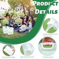 Vente en gros grande pochette debout sac de jus de fruits en plastique épais liquide emballage bec verseur sac 5l aluminium bière emballage personnalisé sac