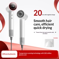 Nouveau sèche-cheveux ionique couleur avec diffuseur, moteur sans balais, léger, pour coiffure, avec concentrateur, idéal pour les voyages