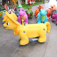 Großhandel elektrische animierte Tier fahrt Fahrzeuge-realistische Dinosaurier Löwe Elefanten fahrten für Kinder Indoor/Outdoor Einkaufs zentrum