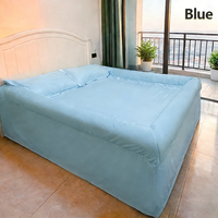 Nouvel ensemble de draps de lit king size avec bordure pour dortoirs étudiants et usage domestique