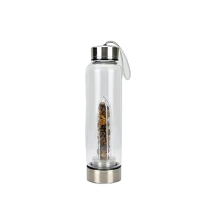 Botella de Agua de Piedras Semipreciosas de Jade Nefrita Jaspe Oceánico Artesanal, Novedad 2026, ¡Venta Caliente! - Product Image 1