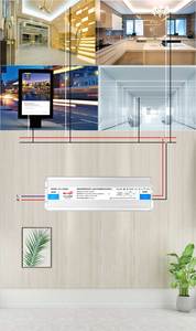 แหล่งจ่ายไฟกล่องไฟ LED กันน้ำ CE/CB IP67 200W 170-264V AC-DC 12V/24V แรงดันคงที่ EMC สำหรับไฟ LED Strip ภายนอกอาคาร - Product Image 6