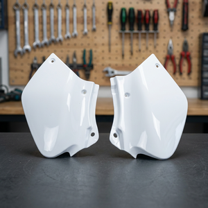Per Honda XR 250R 1996-2025 pannelli laterali Motocross bianco 041 vetro luce aria spedizione - Product Image 2