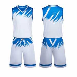 ชุดบาสเก็ตบอลสำหรับผู้ชายชุดเล่นกีฬาสำหรับผู้ชายชุดบาสเก็ตบอลไซส์ออกแบบได้ตามต้องการ - Product Image 1