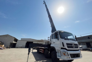 HAOY <span class=keywords><strong>40</strong></span> Tonnen Teleskop-Hydraulik-Flachbettkran mit <span class=keywords><strong>Kato</strong></span>-Marken-Kerngetriebe für Bauinstallationen - Product Image 2