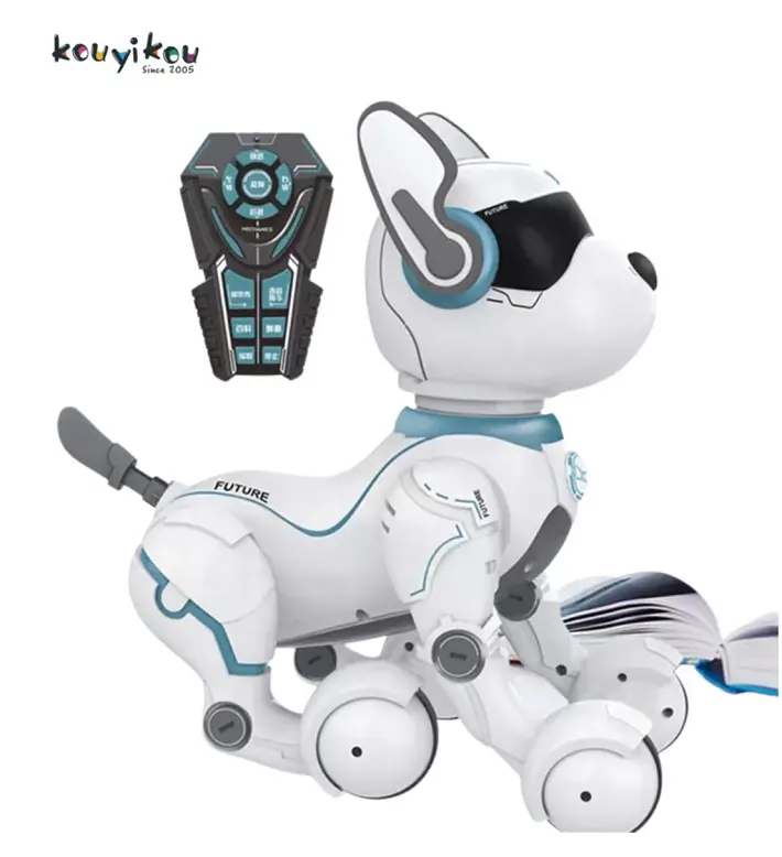 Kuyikou-لعبة روبوتات للأطفال, تصميم جديد 2023 للأولاد والبنات بطارية تعمل المشي على الأقدام ، تقنية لعبة روبوتات للأطفال