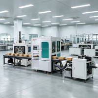 Machine d'emballage de boîtes multifonctionnelle avec positionnement automatique pour la fabrication de boîtes rigides
