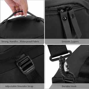 Sac de sport multifonctionnel imperméable personnalisé pour chaussures séparées, sac de voyage à bandoulière, sac de sport pour femmes et hommes - Product Image 4