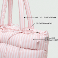 Sac fourre-tout matelassé léger en nylon Royal Fair, tendance et décontracté, idéal pour le shopping du week-end