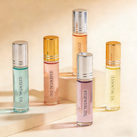 Flacons en verre de luxe de haute qualité pour déodorant et huiles essentielles, vides, avec bille roll-on, 3ml, 5ml, 8ml, 10ml