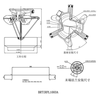Borunte Arm Integrated 2D Vision empat sumbu Delta Robot paralel lengan 1000mm lengan muatan 3kg perakitan otomatisasi baru