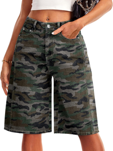 Vêtements pour femmes – Nouvelle collection été 2026 – Mini-short en jean taille haute, style vintage et écoresponsable - Product Image 1