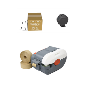 Proveedores de Pro Max, 3,0, logotipo personalizado, dispensador automático de cinta de embalaje de papel Kraft engomado activado por agua, - Product Image 1