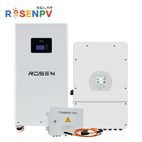 Système d'énergie solaire hybride à phase divisée 48V 51.2V 10kW 12kW 15kW 16kW avec onduleur solaire