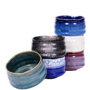 Bát trà Matcha thủ công kiểu Nhật, gốm sứ tùy chỉnh, bát trà bằng tre sinh thái, dụng cụ đánh Matcha - Product Image 1