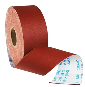 Premium Wet Or Dry Sand Paper Roll Flexible Abrasive Sanding Cloth Jumbo Roll Alumina Abrasive Sanding Belt