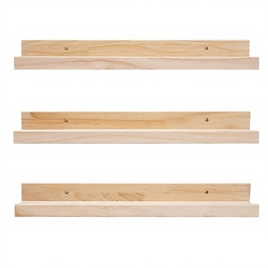 Set di 3 Mensole Galleggianti da 24 Pollici, Design Rustico Country, Montaggio a Parete, Decorazione per Casa, Cameretta, <span class=keywords><strong>Soggiorno</strong></span>, Ufficio, <span class=keywords><strong>Cucina</strong></span> - Product Image 1