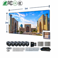 Écran LED de location 5m x 3m, système clé en main P2.6 P2.9 P3.91 pour scène de conférence et fond d'événement