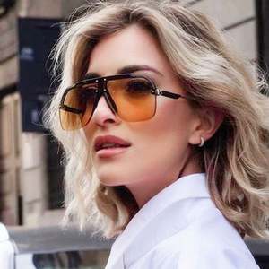 Gafas de Sol Cuadradas de Moda 2021 para Hombre y Mujer, Protección UV400, Tamaño Grande, Montura Media Extra Grande - Product Image 2