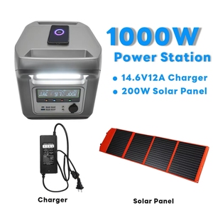 Station d'alimentation portable 1000W avec charge solaire pour la maison et le camping, générateur à batterie lithium-ion 1000, batterie lithium 1000 - Product Image 6