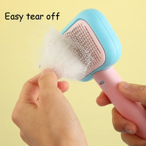 Outil de toilettage pour animaux de compagnie, brosse à longue broche pour chiens et chats, outil pour le nettoyage automatique des poils humains, 1 pièce - Product Image 6