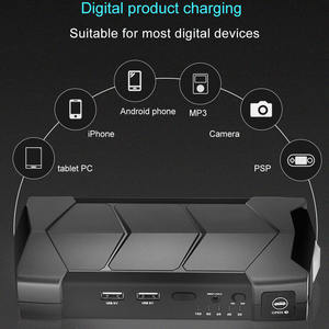 Démarreur de voiture portable haute puissance 12V 3000A courant de pointe <span class=keywords><strong>10000mAh</strong></span>, chargeur d'urgence, lumière LED, lumière SOS, marteau de sécurité, rapide - Product Image 5