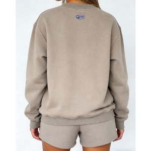 Conjunto de Sudadera con Cuello Redondo Estampada y Pantalones Cortos Holgados para Mujer, Ropa Deportiva Informal de Dos Piezas para Uso Diario, Fabricante - Product Image 3