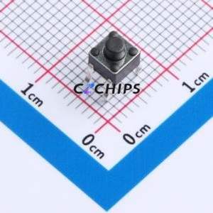 TS-1091-A4B3-D2 Tactile Switch Through hole Component (THT)-4P,4.5x4.5mm Switch Single Pole Single Throw Round Button 2.5N 4.5mm - Product Image 1