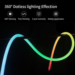 Lampu tabung cahaya tali Neon silikon IP65 1 Meter untuk penggunaan Hotel 12W/<span class=keywords><strong>M</strong></span> - Product Image 3