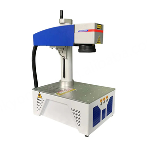 New Custom Mini 20W 30W Case <b>Folding</b> Button 3D Fiber Engraving AI Supported Portable Laser Marking Machine for Metals - Product Image 2