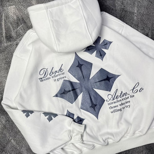 Alta calidad Streetwear bordado pulóver sudaderas con capucha Casual último diseño fabricantes sudaderas con capucha hechas a medida para hombres - Product Image 4