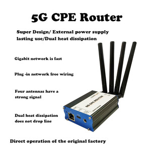 Hoạt động đơn giản 5g Bộ định tuyến CPE với 4 ăng ten có thể tháo rời đa Hệ thống chức năng tường lửa tương thích tăng cường độ tín hiệu - Product Image 4