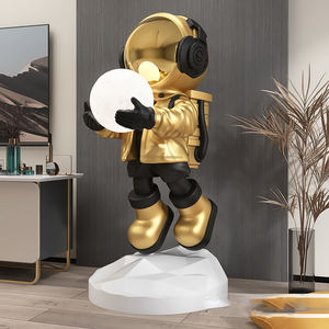 Figura <span class=keywords><strong>de</strong></span> Astronauta <span class=keywords><strong>de</strong></span> <span class=keywords><strong>Resina</strong></span> FRP, Figura <span class=keywords><strong>de</strong></span> Astronauta con Luz Nocturna para Decoración <span class=keywords><strong>de</strong></span> Año Nuevo - Product Image 2