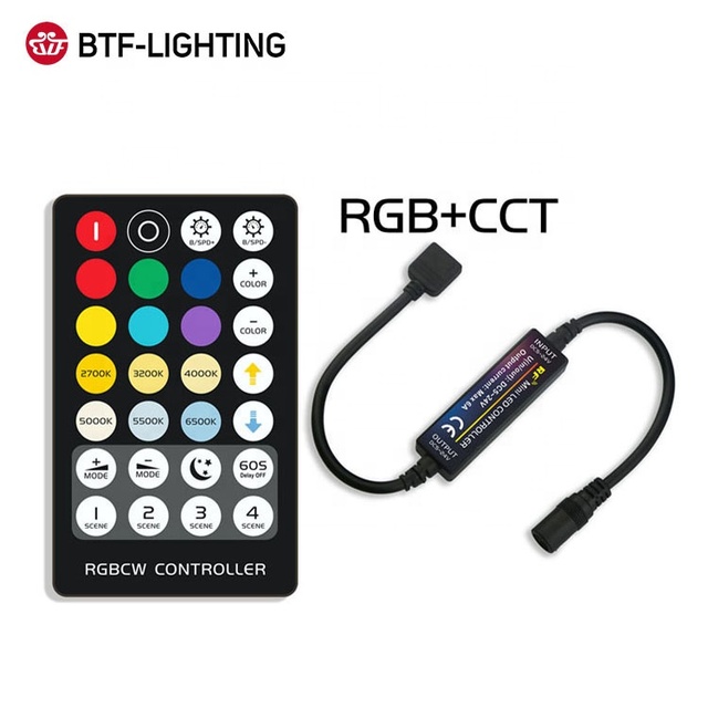 5-24V DC Female Connector DIM CCT Rgbw Led Strip RF Rgb Controller
