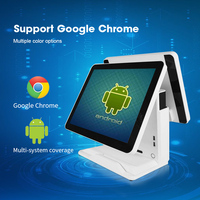 Aonpos vente à chaud 15 pouces Windows7 10 Android écran tactile tout en un caisse enregistreuse/terminal de point de vente/système de point de vente