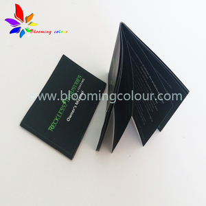 Chine Usine Approvisionnement Personnalisé impression tri pliant Instruction Manuel D'utilisation - Product Image 4