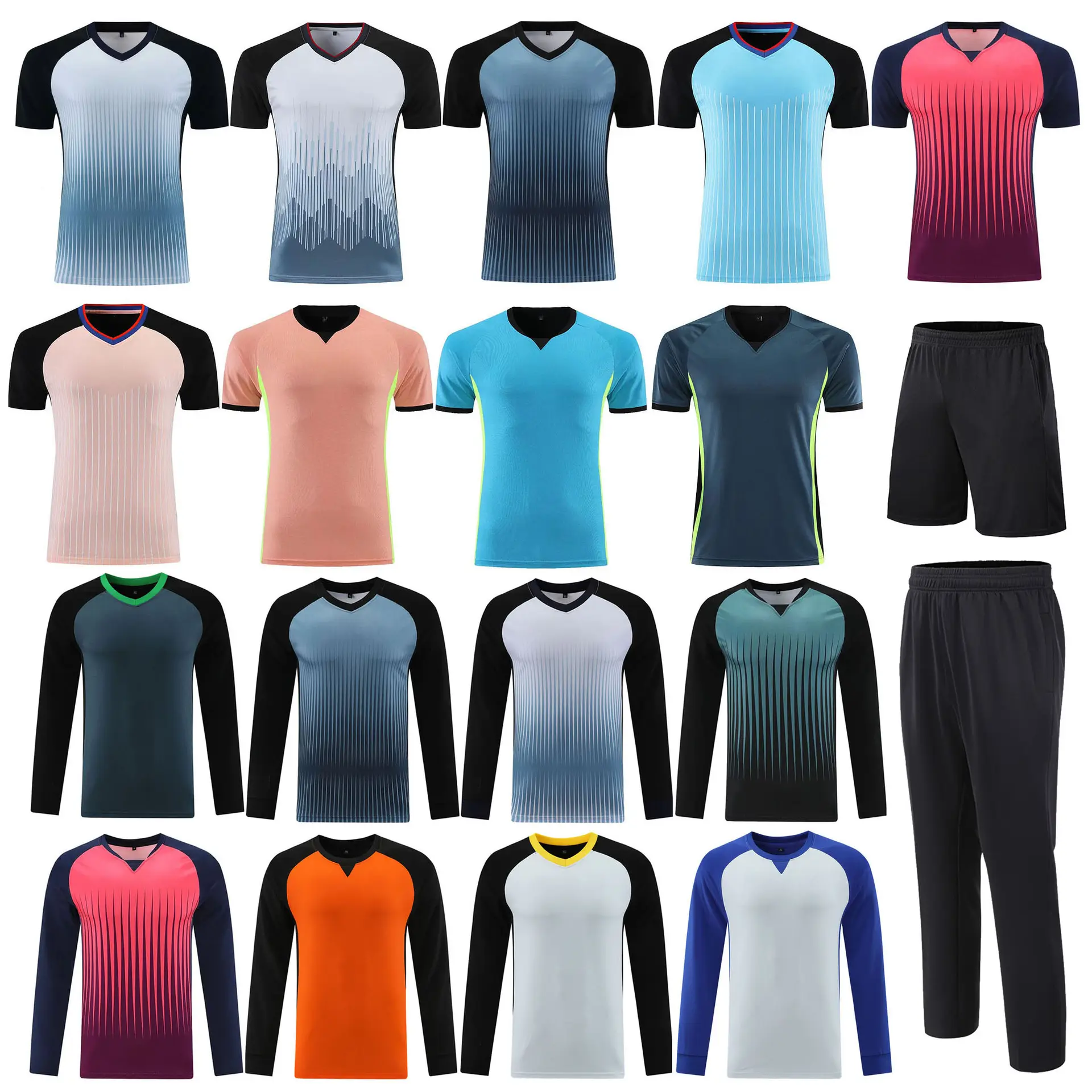 Sportkleding Voetbal Jersey Voetbalshirts Voetbal Kleding Uniformen