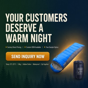 Saco de Dormir Impermeable con Capucha para Invierno, con Bolsa de Compresión, para Acampar, Hacer Senderismo, Viajar, Excursionismo, Actividades al Aire Libre e Interiores - Product Image 6
