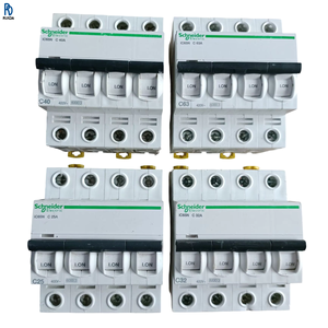 เบรกเกอร์วงจรไฟฟ้า 4P อุปกรณ์ป้องกันความปลอดภัยทางไฟฟ้า ประสิทธิภาพที่เชื่อถือได้ การออกแบบที่ทนทาน ติดตั้งง่าย ประหยัดพลังงาน S - Product Image 1