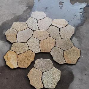 Rusty <span class=keywords><strong>Slate</strong></span> điên lát đá flagstone Patio gạch lát sàn giá rẻ antacid Chống xói mòn lưới ủng hộ công viên mộc mạc thiết kế - Product Image 5