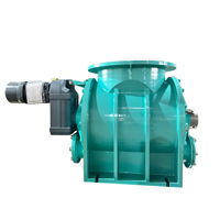 Vanne rotative à clapet pour le traitement des céréales, en acier inoxydable de qualité alimentaire, conception hermétique automatique pour les applications de moulin à farine et à riz