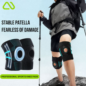 膝ブレース調節可能ヒンジ付き膝サポートプロフェッショナル高弾性圧縮ノンスリップ通気性サイドスタビライザー付き - Product Image 5