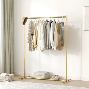 المعادن الثقيلة القماش رف عرض للمتاجر متعددة الوظائف الملابس الرف الدائمة - Product Image 1