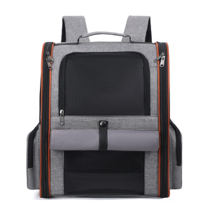 <b>Cat</b> Pet <b>Backpack</b> Carrier Expandable Breathable Large Capacity Foldable Portable For Travel With Mesh Ventilation - Product Image 1
