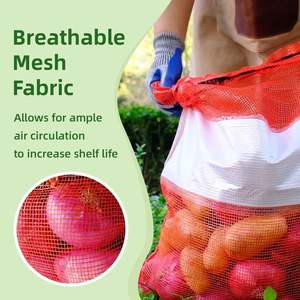 Bolsas Transpirables para Leña y Sacos para Cebollas con Diseño Personalizable para Almacenamiento Agrícola de Patatas y Verduras - Product Image 3