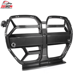 Grille de pare-chocs avant en fibre de carbone sèche style CSL pour <span class=keywords><strong>BMW</strong></span> G80 <span class=keywords><strong>M3</strong></span> G82 G83 M4 2021-2024, ajustement parfait OEM, accessoires extérieurs automobiles - Product Image 3