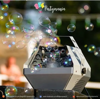 Machine à bulles DJS Party Bubble Effect 60W Mini Iron, blanche, sûre, non toxique, pour événements, DJ, liquide à bulles, usage domestique et gaming, Chine