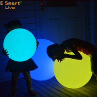 Lámpara Lunar LED RGB con Energía Solar, Bola de Luz Creativa para Exteriores, IP65, Control Remoto, Recargable, Luces para Patio