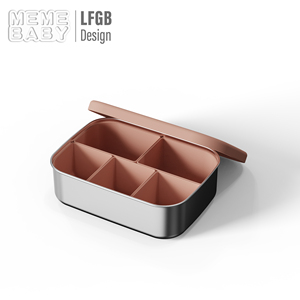 Leak Proof Stainless Steel Divide Compartment <strong>Stackable</strong> <strong>Lunch</strong> <strong>Box</strong> Set Stainless Steel Bento <strong>Lunch</strong> <strong>Box</strong> Kids Portable <strong>Lunch</strong> <strong>Box</strong> - Product Image 3